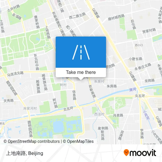 上地南路 map