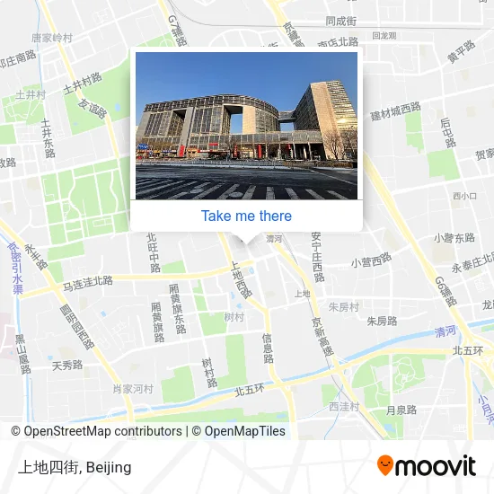 上地四街 map