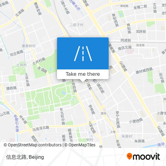 信息北路 map