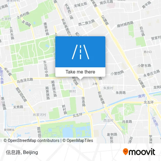信息路 map