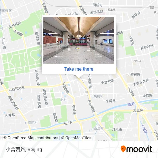 小营西路 map
