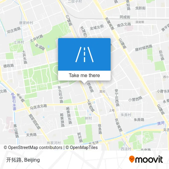 开拓路 map