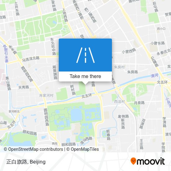 正白旗路 map