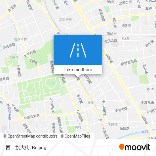 西二旗大街 map