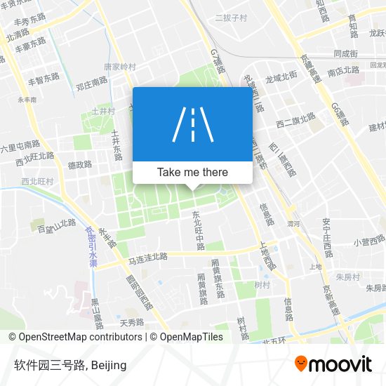 软件园三号路 map