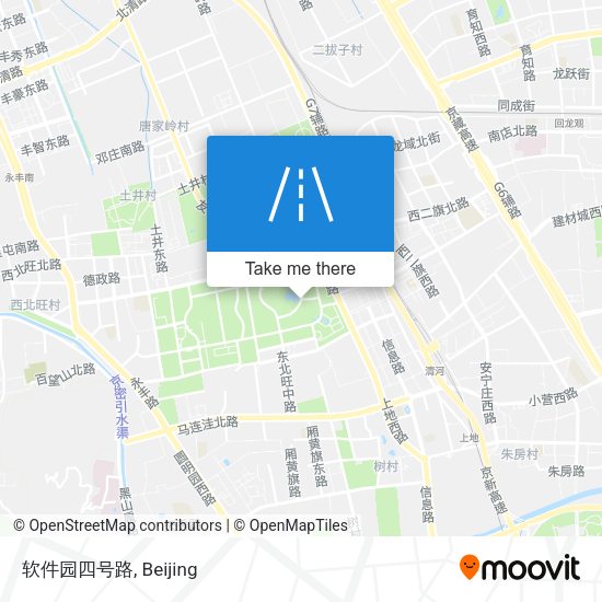 软件园四号路 map