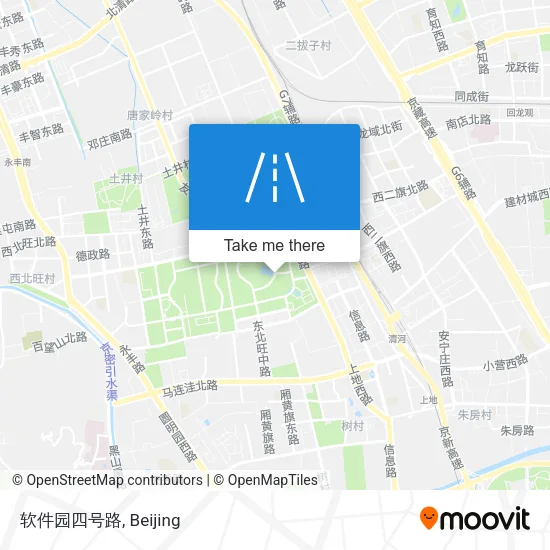 软件园四号路 map