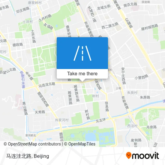 马连洼北路 map