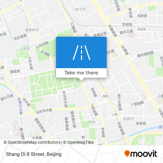 Shang Di 8 Street map