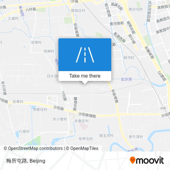 梅所屯路 map