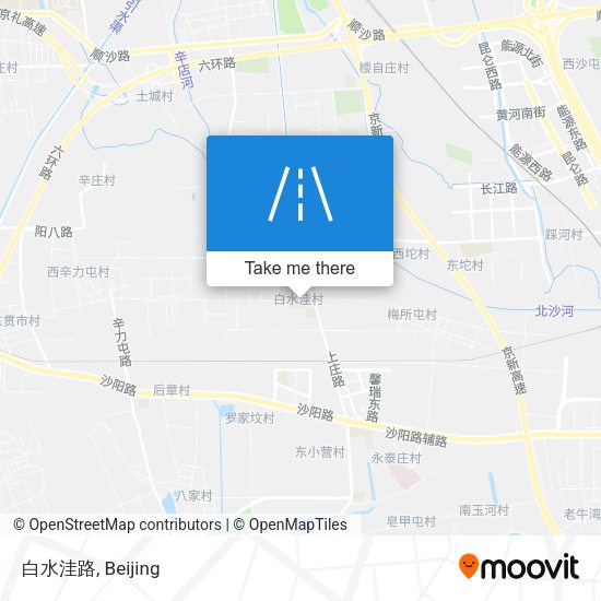 白水洼路 map