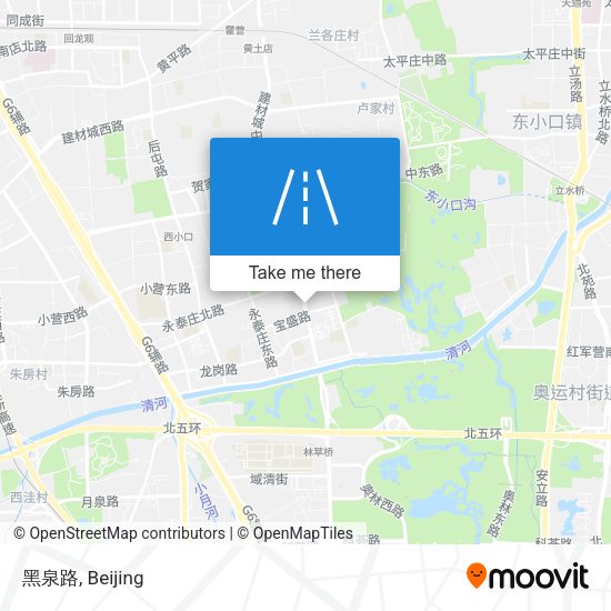 黑泉路 map
