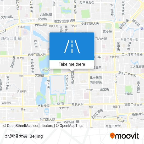 北河沿大街 map