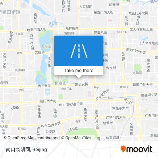 南口袋胡同 map