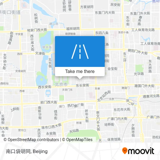 南口袋胡同 map