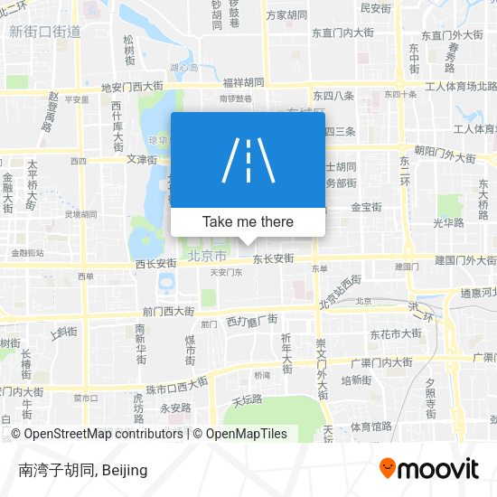 南湾子胡同 map