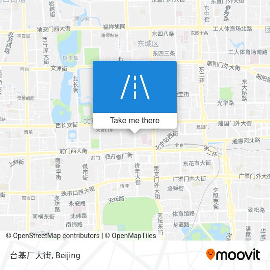 台基厂大街 map