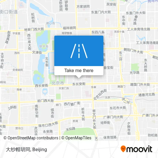 大纱帽胡同 map