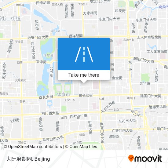 大阮府胡同 map