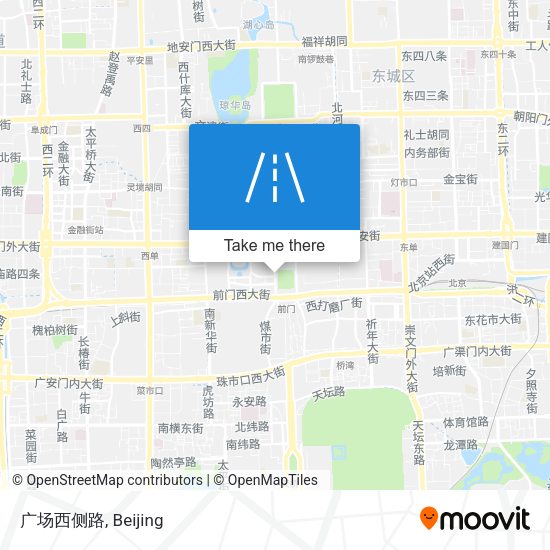 广场西侧路 map