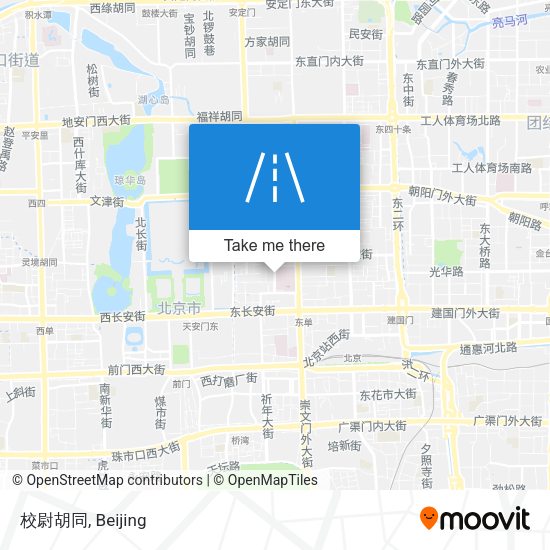 校尉胡同 map
