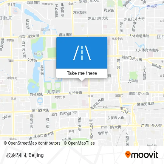 校尉胡同 map