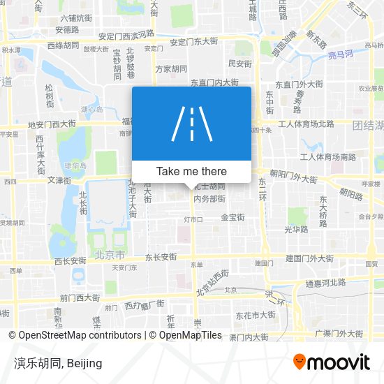 演乐胡同 map
