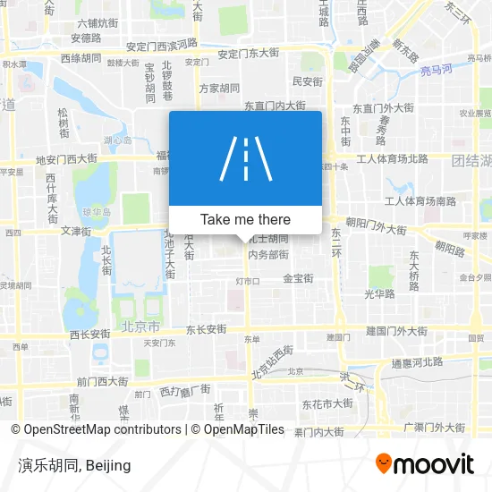 演乐胡同 map