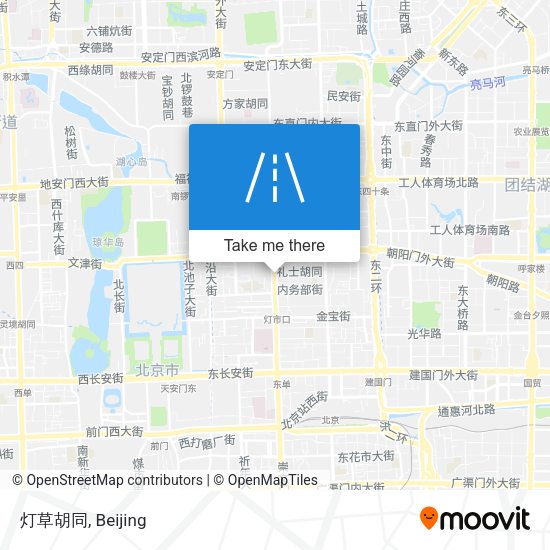 灯草胡同 map