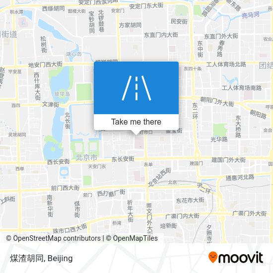 煤渣胡同 map