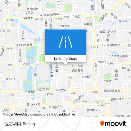 玉石胡同 map