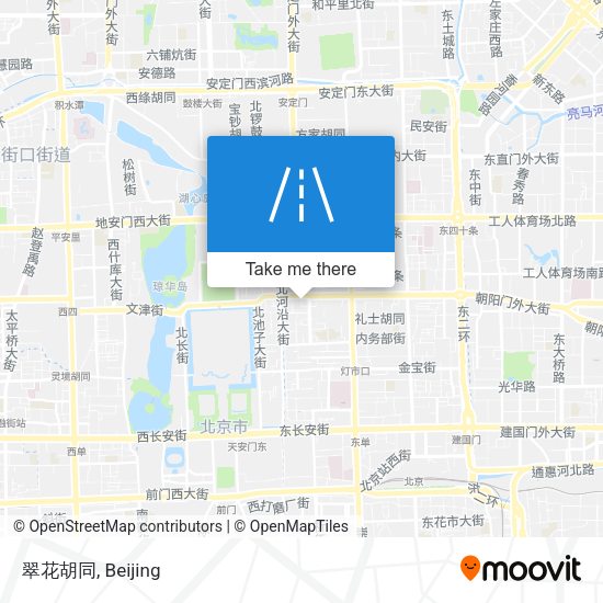 翠花胡同 map