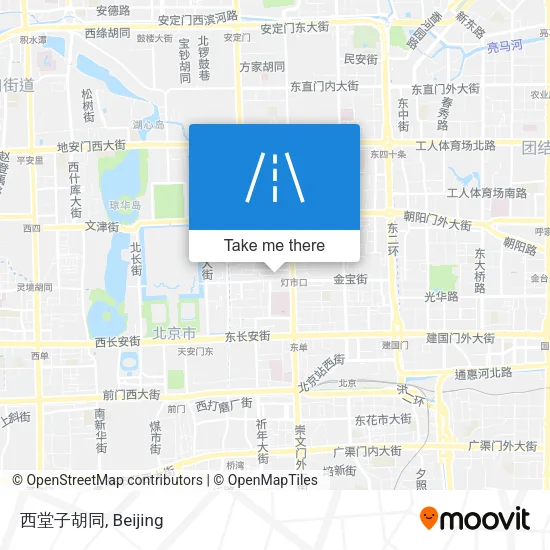 西堂子胡同 map