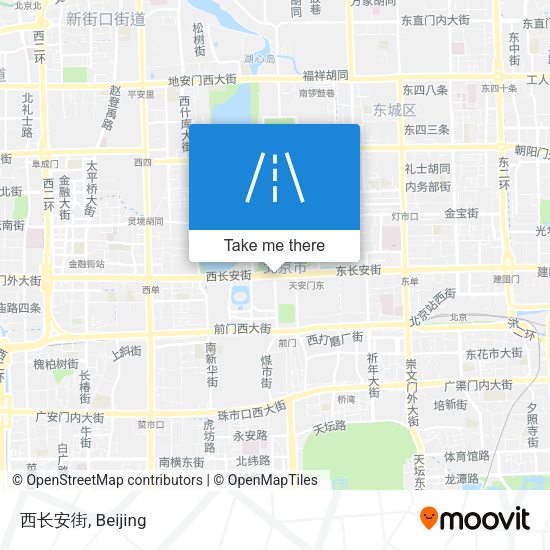 西长安街 map