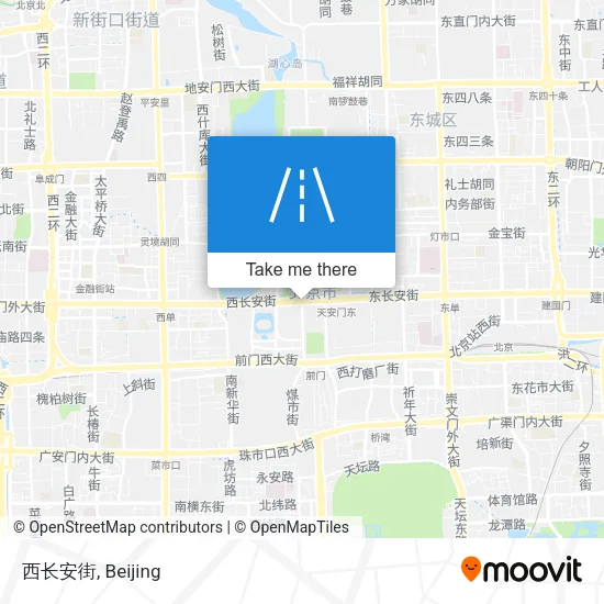 西长安街 map