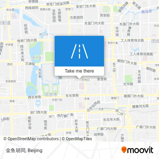 金鱼胡同 map