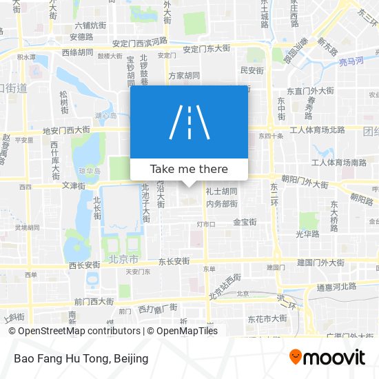 Bao Fang Hu Tong map
