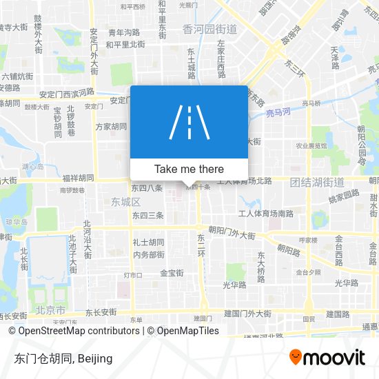 东门仓胡同 map