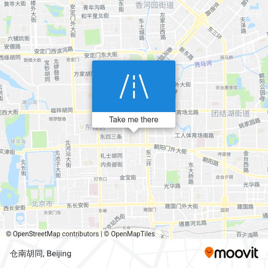 仓南胡同 map