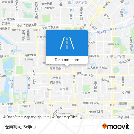 仓南胡同 map