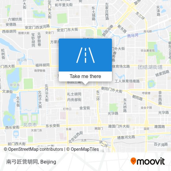 南弓匠营胡同 map