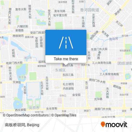 南板桥胡同 map