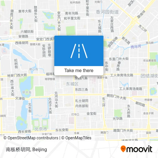 南板桥胡同 map