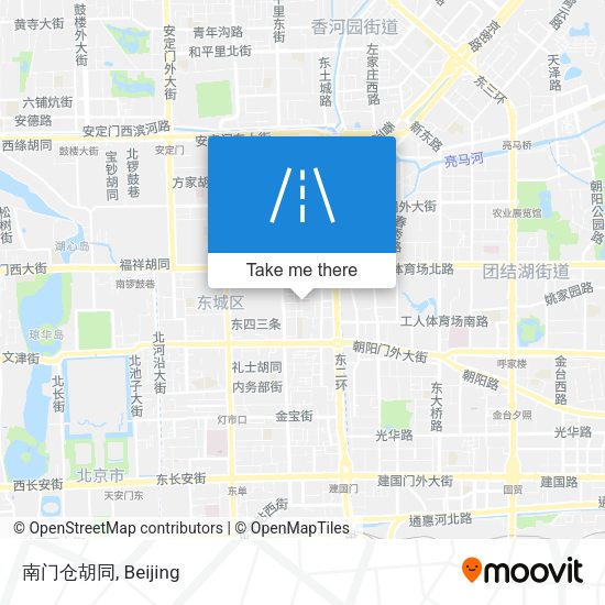南门仓胡同 map