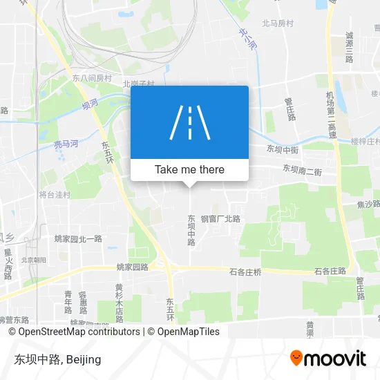 东坝中路 map