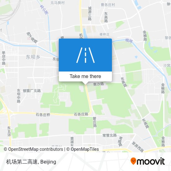 机场第二高速 map