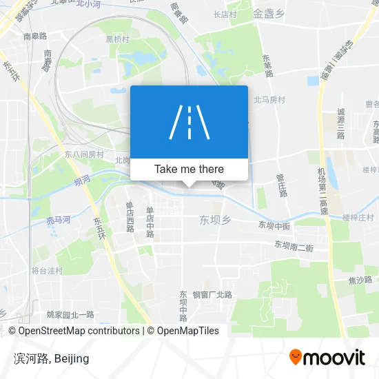 滨河路 map