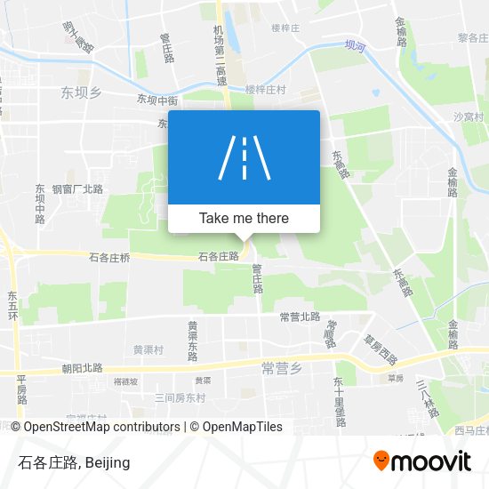 石各庄路 map