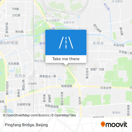 Pingfang Bridge map