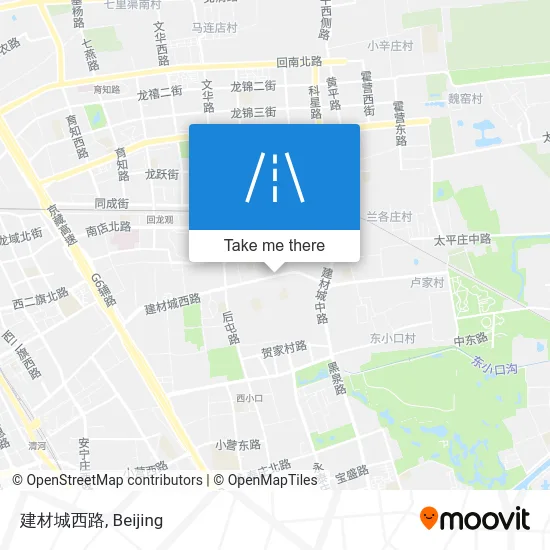 建材城西路 map